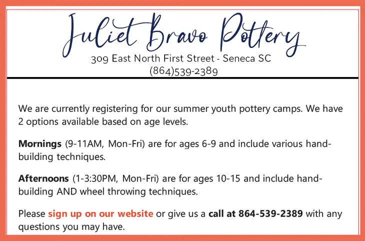 Juliet Bravo Pottery - Pottery Camps - 2026